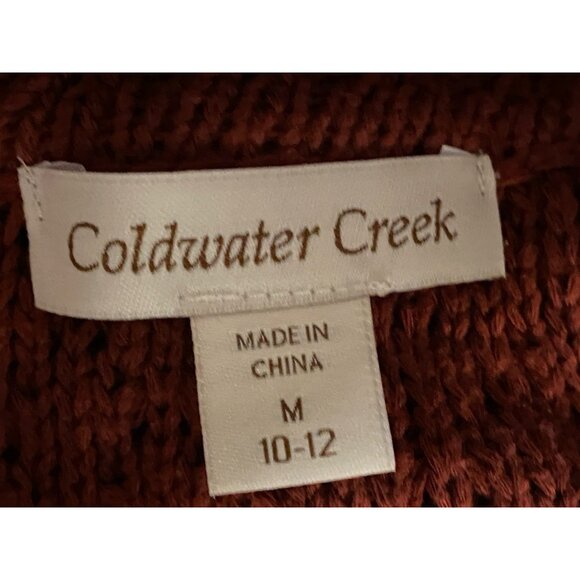 Coldwater Creek Womens Size M Short Sleeve Open Cardigan - Picture 5 of 11